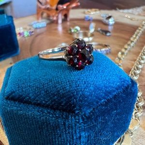 Vintage garnet ring
